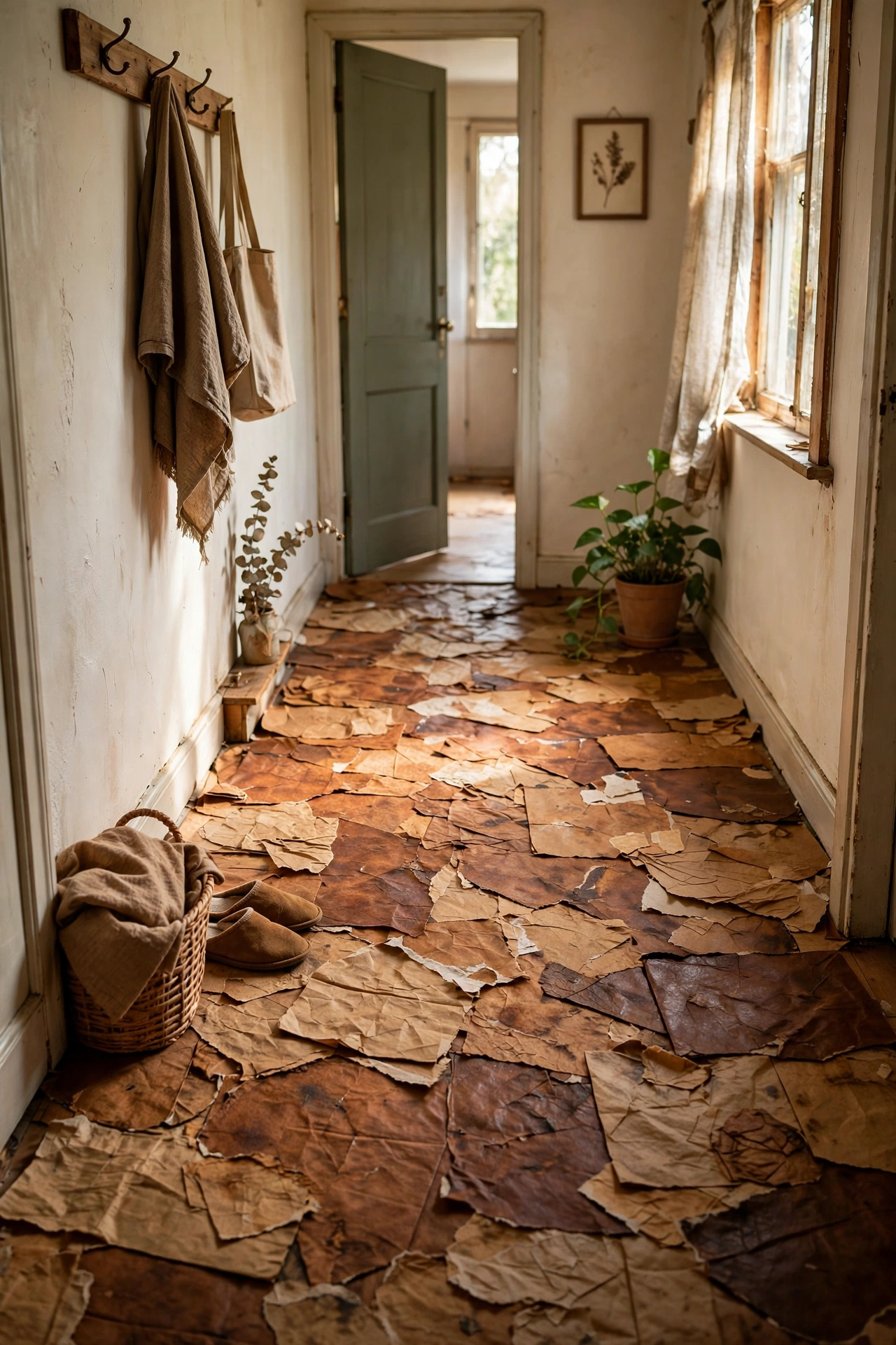 17 Paper Bag Floor DIY: The $20 Flooring Hack