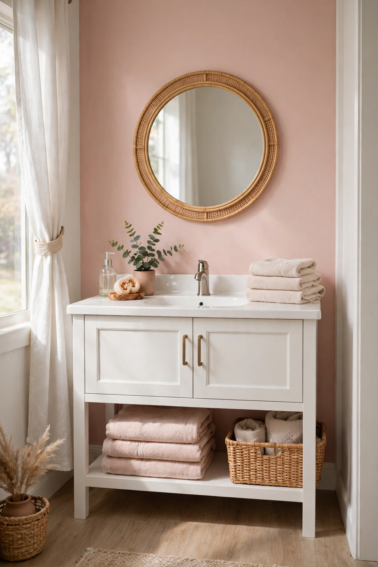 21 Blush Pink Bathroom Ideas on a Dime