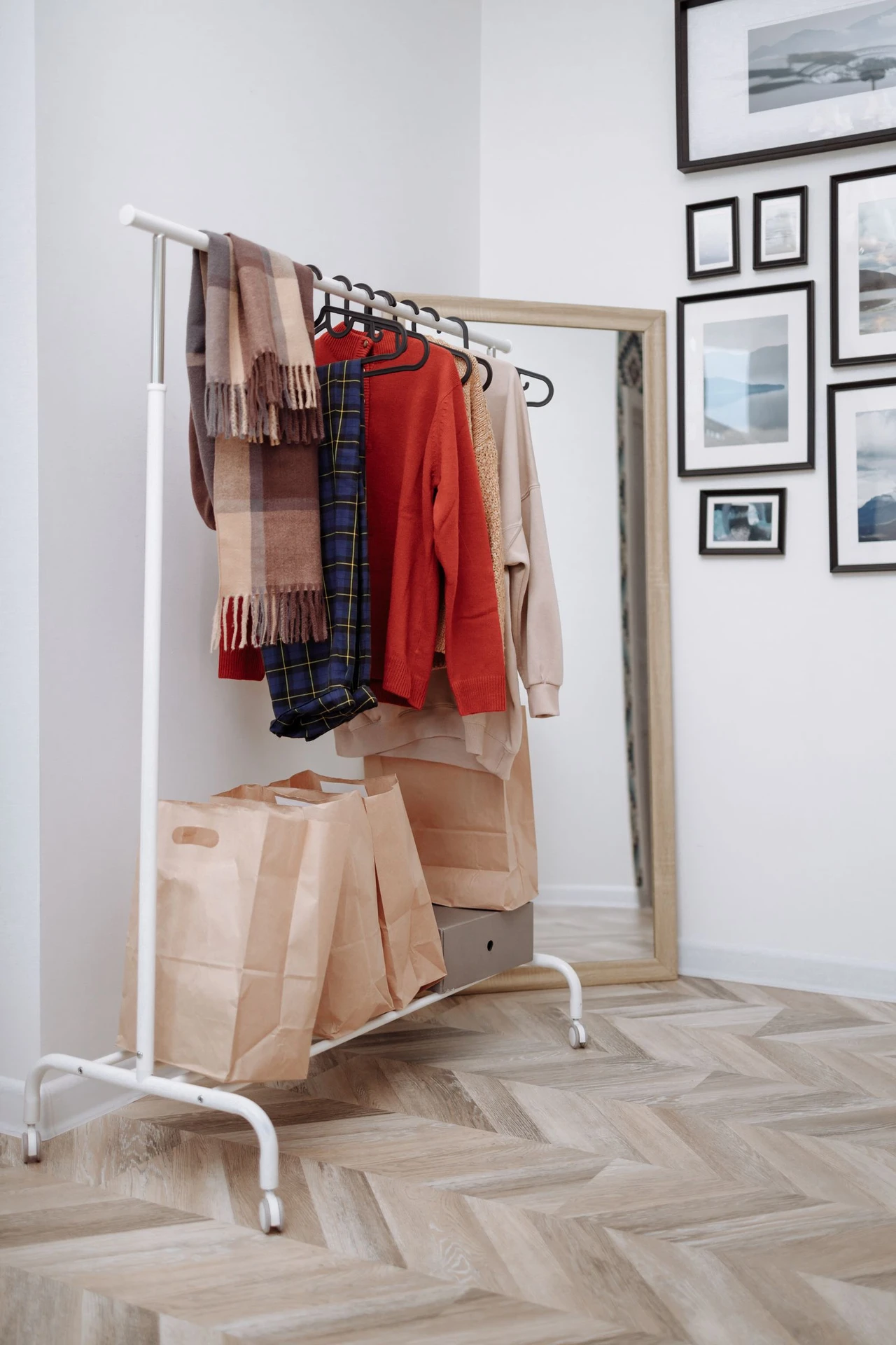 Hang an Over-the-Door Rack in Every Room in a small apartment
