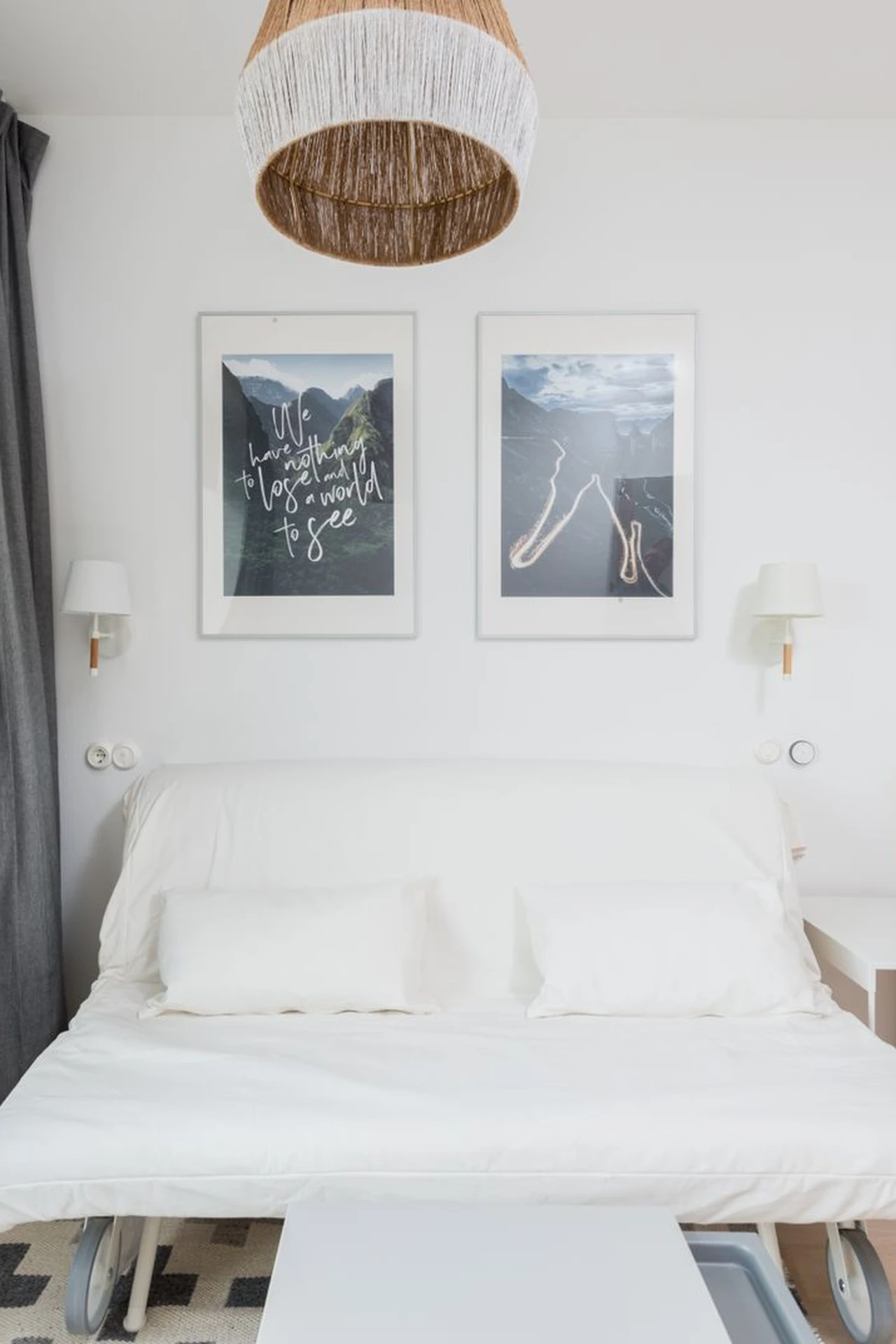Sleep on a Sofa Bed for Guests in a small apartment