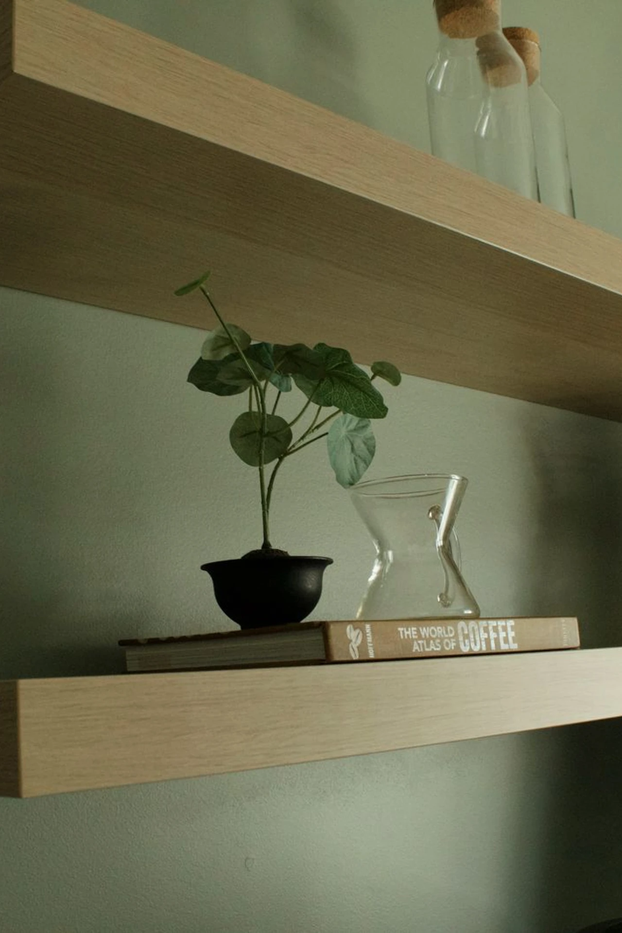 Install Floating Shelves Everywhere in a small apartment
