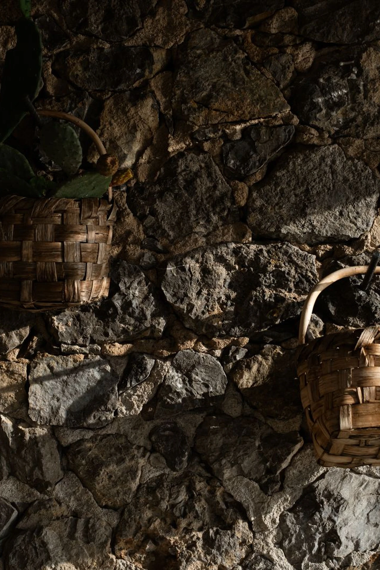 Mount Baskets on the Wall by the Door in a small apartment
