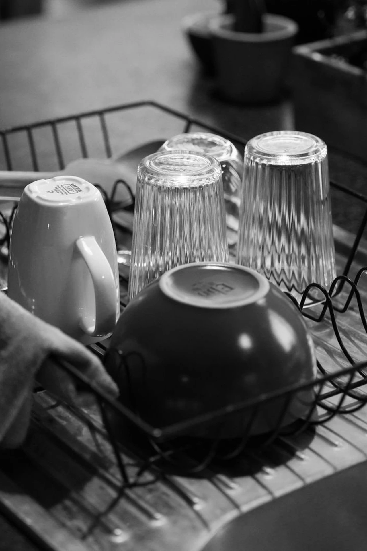 Swap a Dish Rack for a Drying Mat in a small apartment